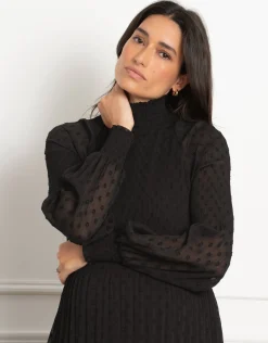 Hot Seraphine Raelynn | A-Line Pleated Maternity Tunic Dress