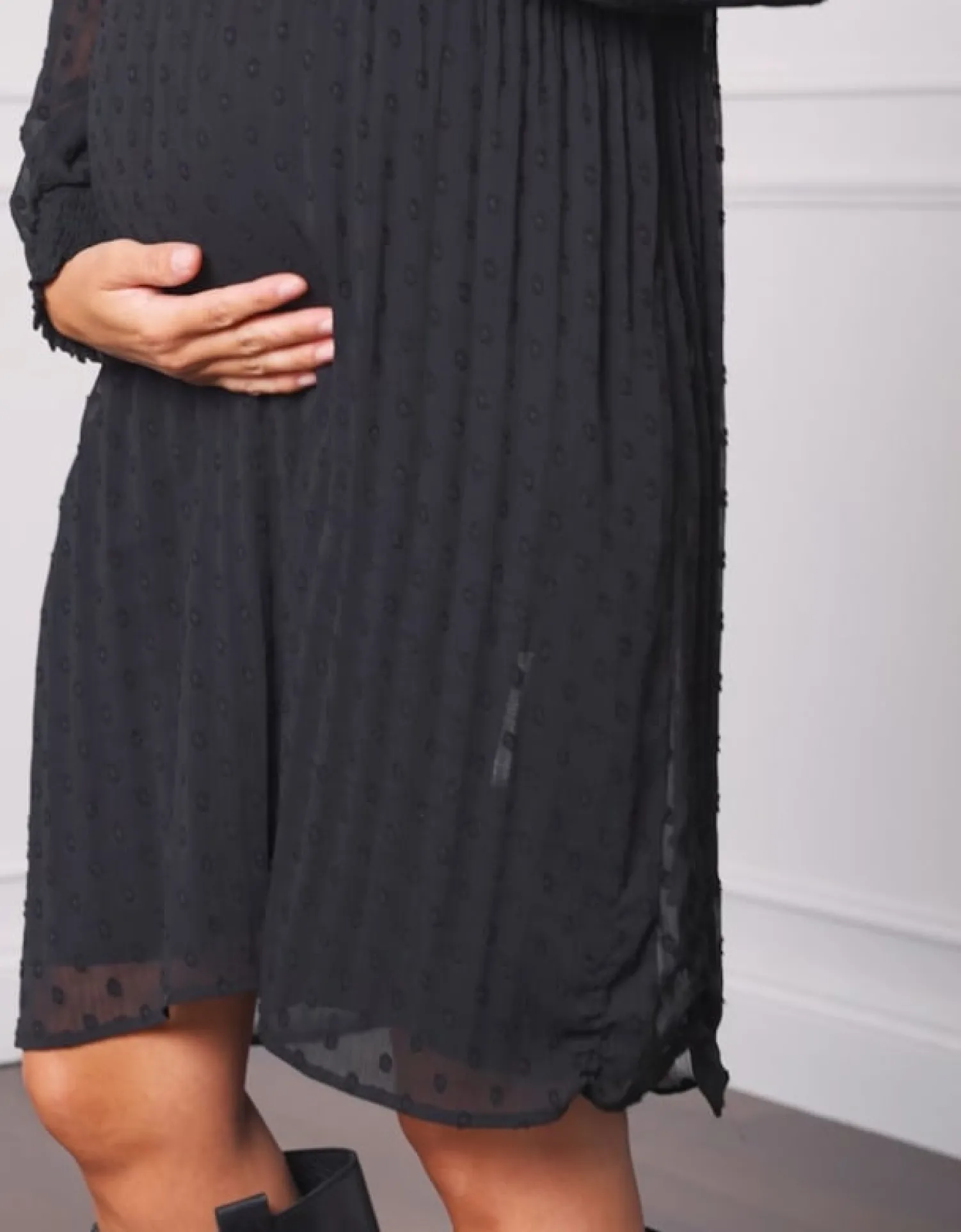 Hot Seraphine Raelynn | A-Line Pleated Maternity Tunic Dress