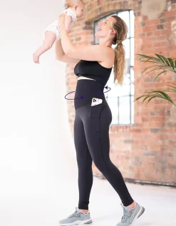Shop Seraphine Ramona | Post Maternity Opaque Shaping Active Leggings