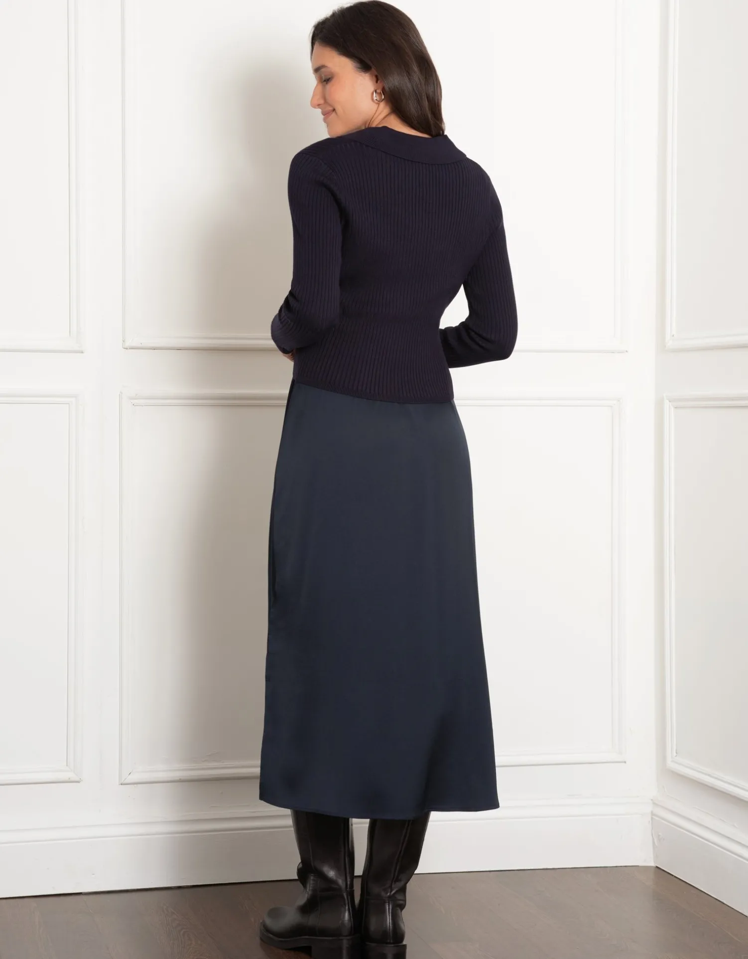 Best Seraphine Roma | Maternity-to-Nursing Slip Dress with Cardigan