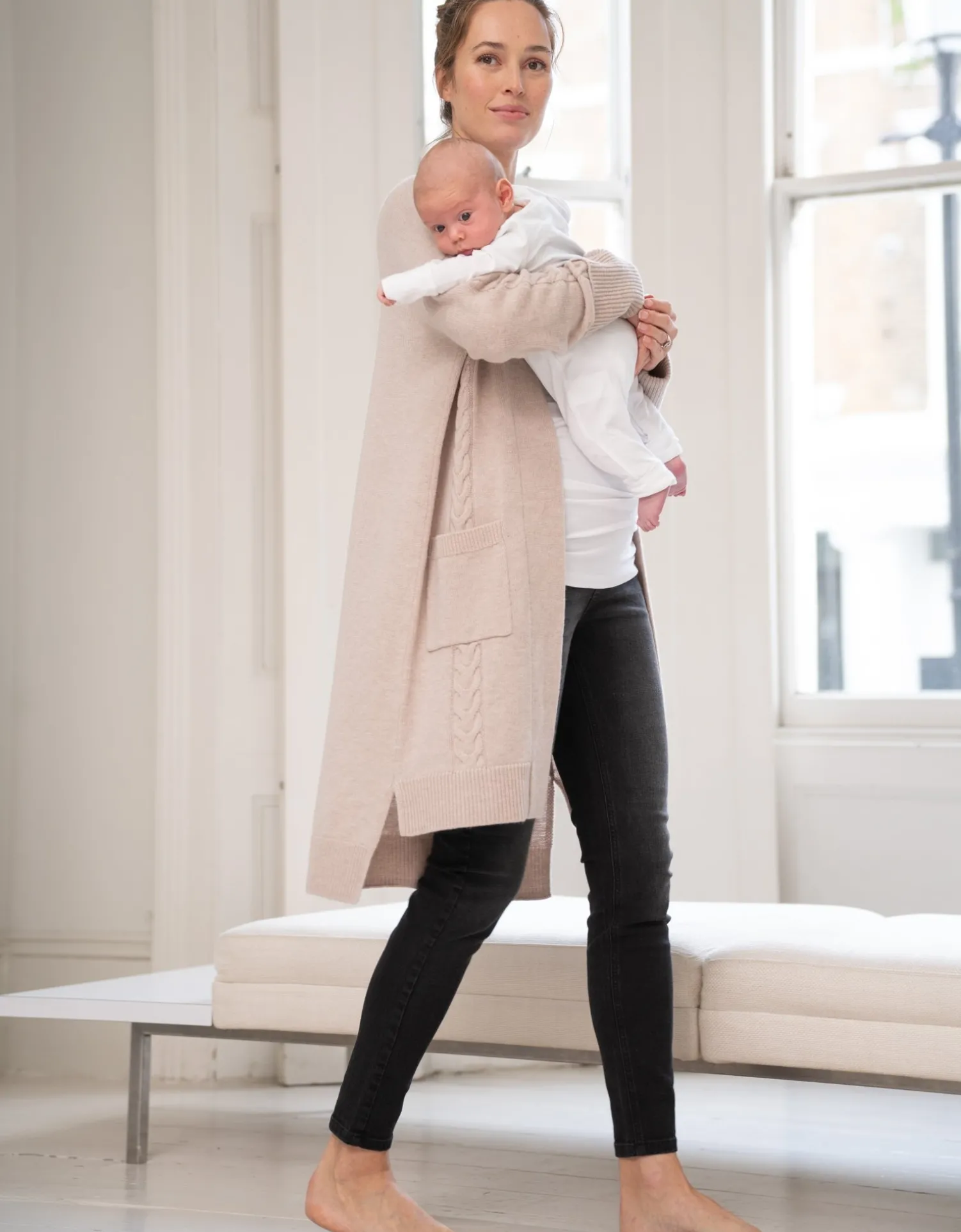 Cheap Seraphine Roman | Organic Black Post Maternity Shaping Jeans