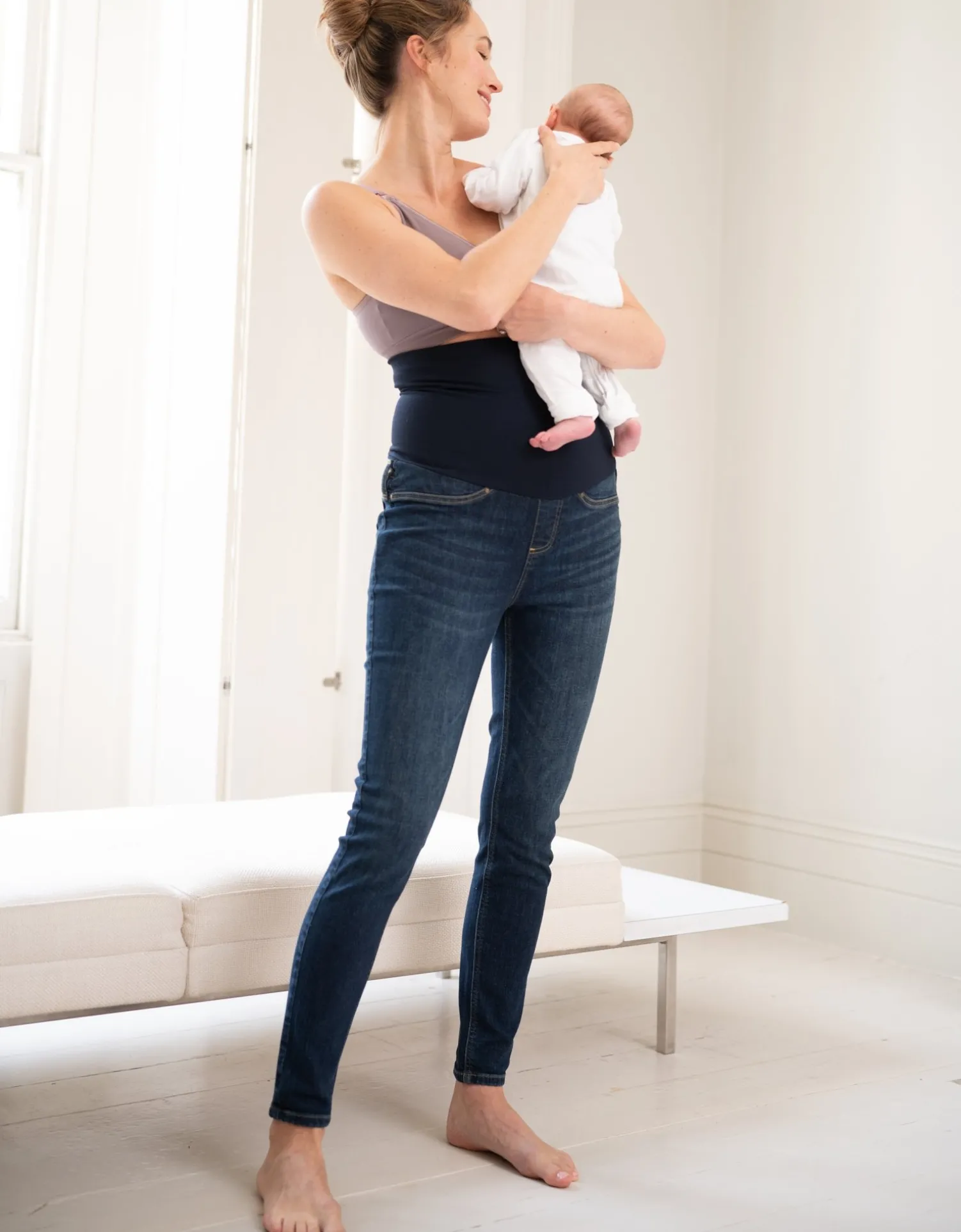 Cheap Seraphine Roman | Organic Indigo Post Maternity Shaping Jeans