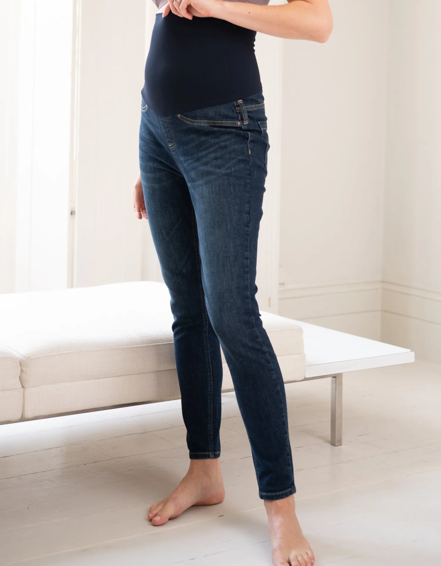 Cheap Seraphine Roman | Organic Indigo Post Maternity Shaping Jeans