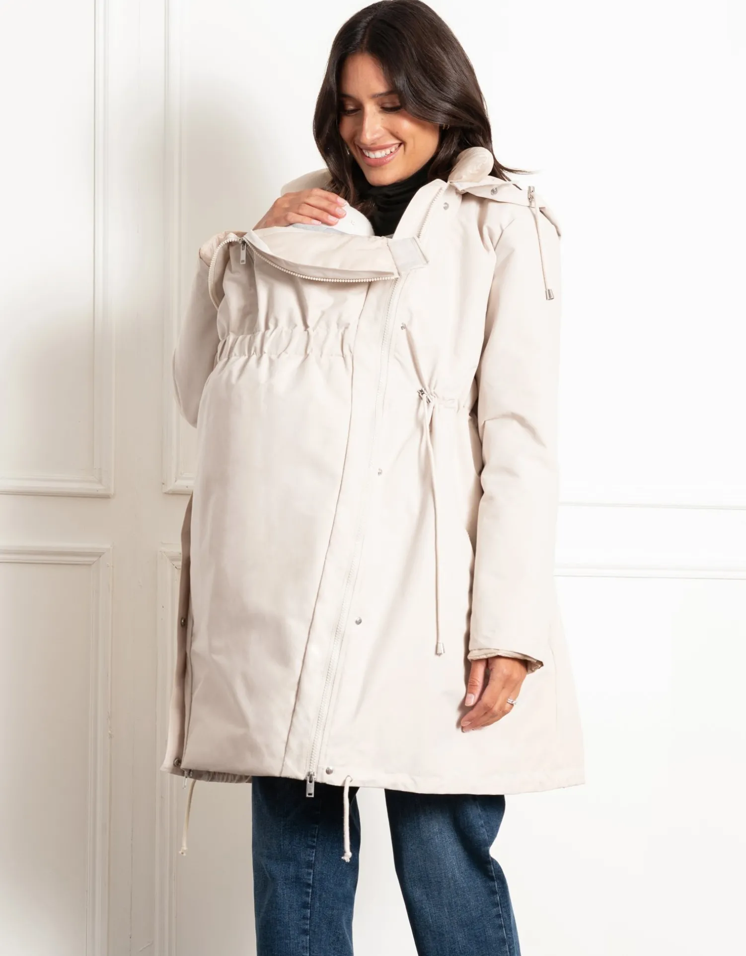 Store Seraphine Ruberta | 4 in 1 Maternity Parka with Separate Puffer