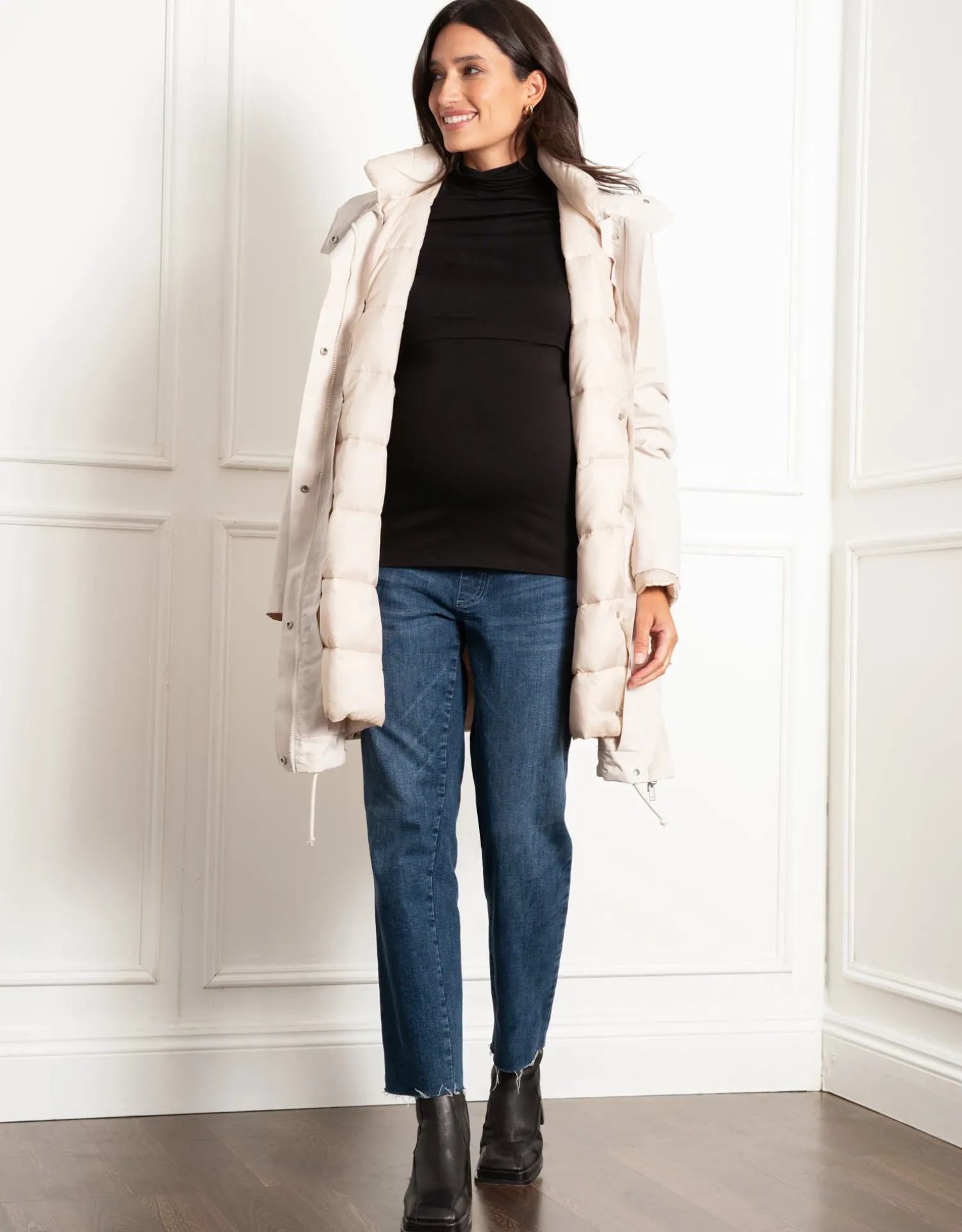 Store Seraphine Ruberta | 4 in 1 Maternity Parka with Separate Puffer