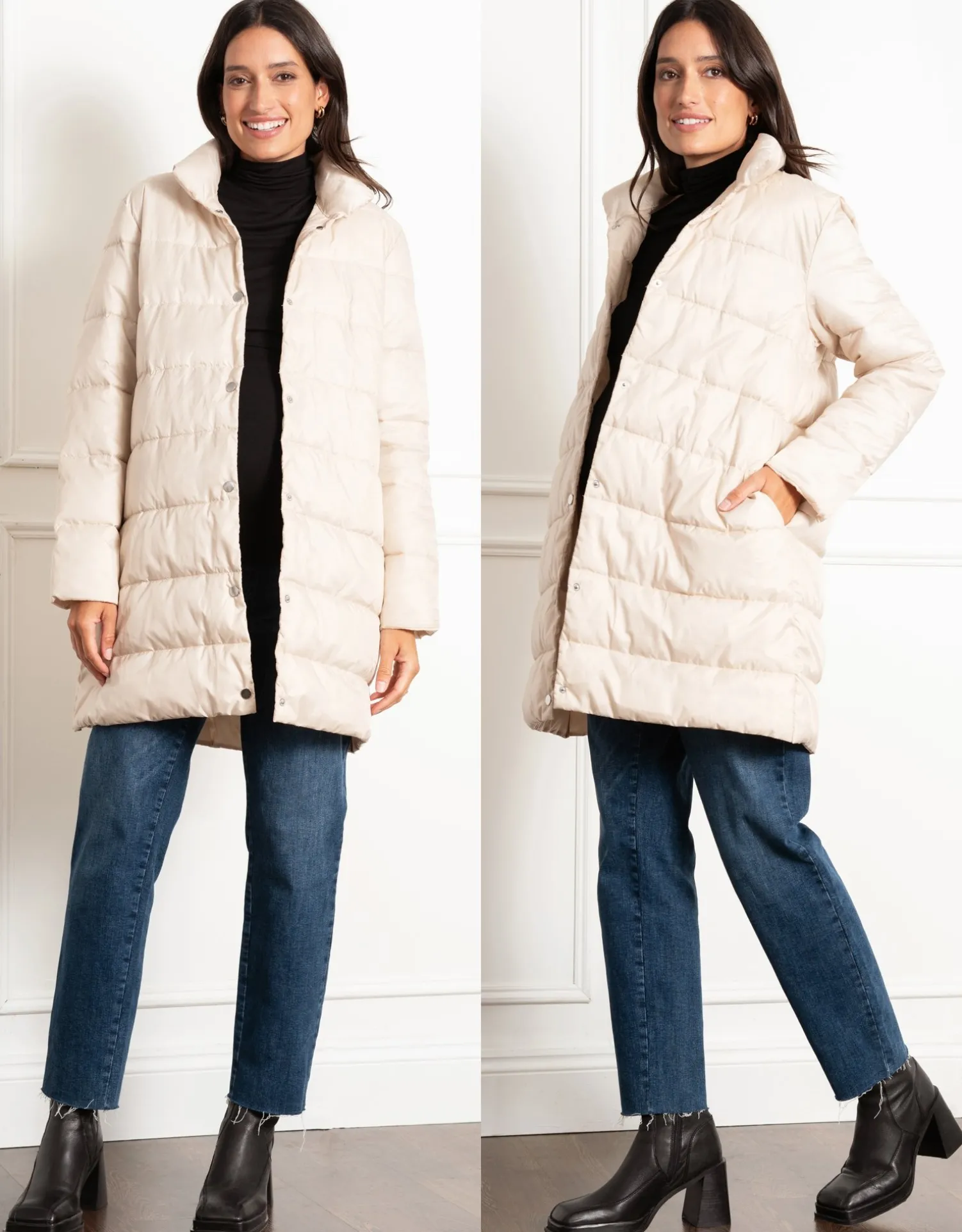 Store Seraphine Ruberta | 4 in 1 Maternity Parka with Separate Puffer