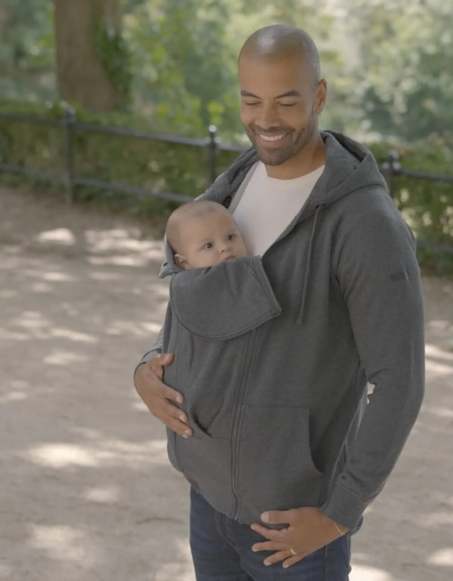 Clearance Seraphine Ryan | Menu2019s Hoodie with Baby Pouch