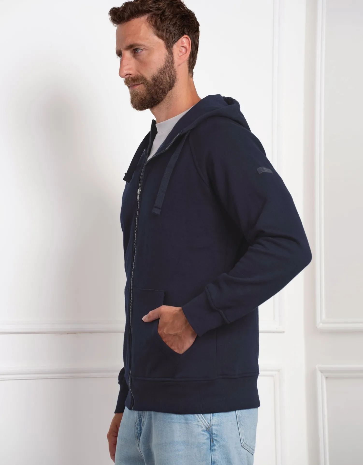Online Seraphine Ryan | Navy Blue Men's Babywearing Hoodie