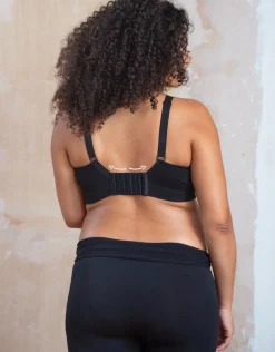New Seraphine Samaria | Twin Pack Curve Bamboo Nursing Bras - Black