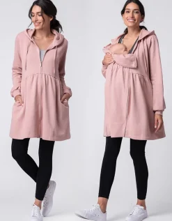 Cheap Seraphine Shelby | Pink 3 in 1 Maternity & Babywearing Hoodie Tunic