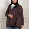 Flash Sale Seraphine Sheldon | Reversible Quilted Borg 3-in-1 Maternity, Nursing & Babywearing Jacket