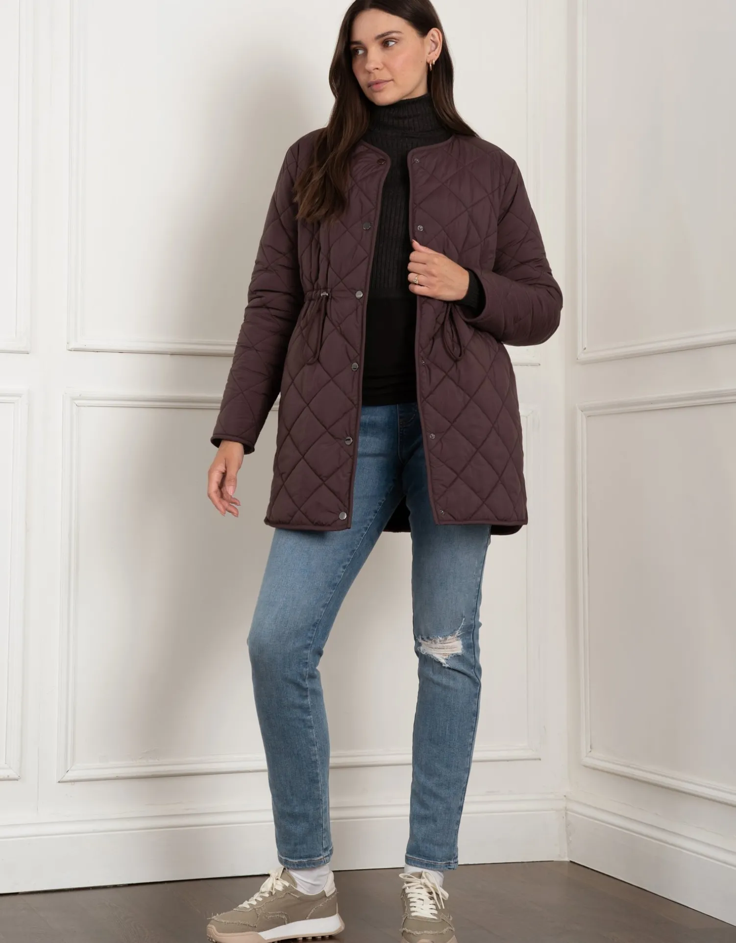 Flash Sale Seraphine Sheldon | Reversible Quilted Borg 3-in-1 Maternity, Nursing & Babywearing Jacket