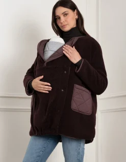 Flash Sale Seraphine Sheldon | Reversible Quilted Borg 3-in-1 Maternity, Nursing & Babywearing Jacket