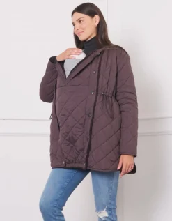 Flash Sale Seraphine Sheldon | Reversible Quilted Borg 3-in-1 Maternity, Nursing & Babywearing Jacket