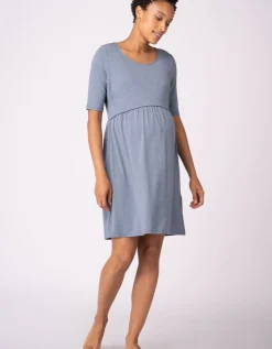 Best Seraphine Sia | Stretch Jersey Maternity & Nursing Nighties u2013 Twin Pack