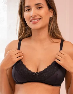 Outlet Seraphine St Tropez | Lace Trim Maternity & Nursing Bra