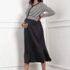 New Seraphine Symone | Scalloped Nursing Cardigan with Maternity Woven Skirt