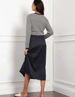 New Seraphine Symone | Scalloped Nursing Cardigan with Maternity Woven Skirt