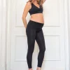 Discount Seraphine Tammy | Black Bamboo Under-Bump Maternity Leggings