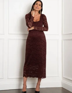 Fashion Seraphine Thalia | Lace Bodycon Maternity Dress
