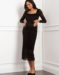 Clearance Seraphine Thalia | Lace Bodycon Maternity Dress