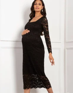 Clearance Seraphine Thalia | Lace Bodycon Maternity Dress