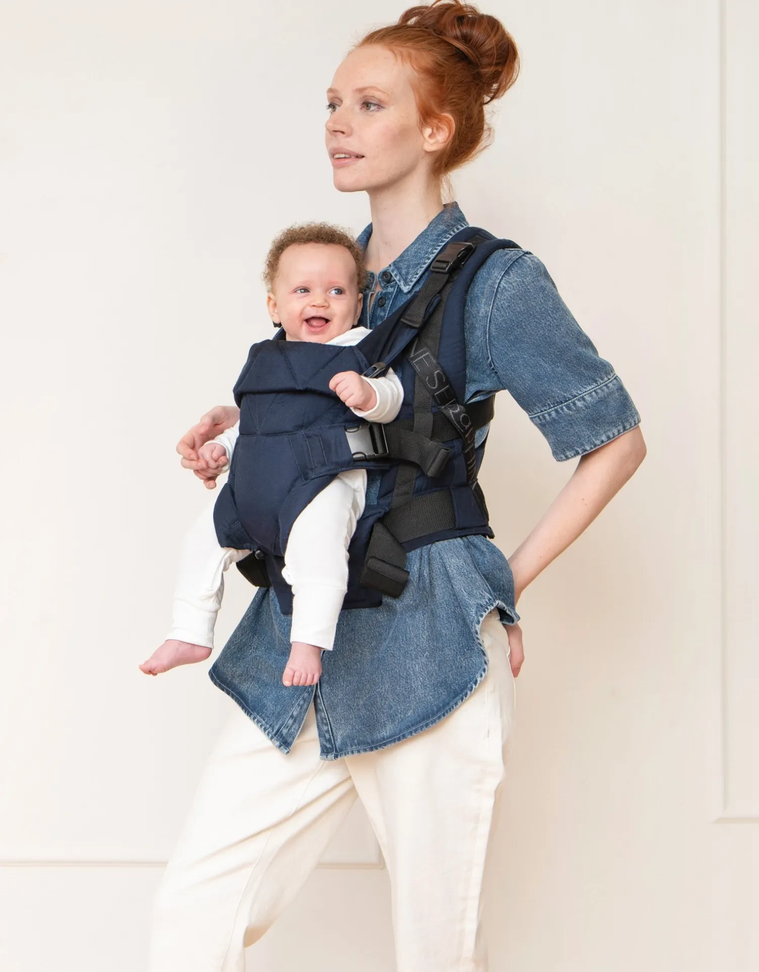 Online Seraphine The CARIPODu2122 Baby Carrier - Navy Cotton Canvas