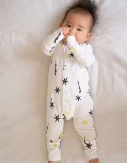 Shop Seraphine Theodore | Easy Zip Organic Cotton Sleepsuit & Bib Set
