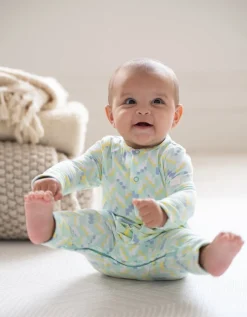 Outlet Seraphine Theodore | Easy Zip Organic Cotton Sleepsuit & Bib Set