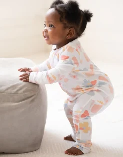 Best Sale Seraphine Theodore | Easy Zip Organic Cotton Sleepsuit & Bib Set