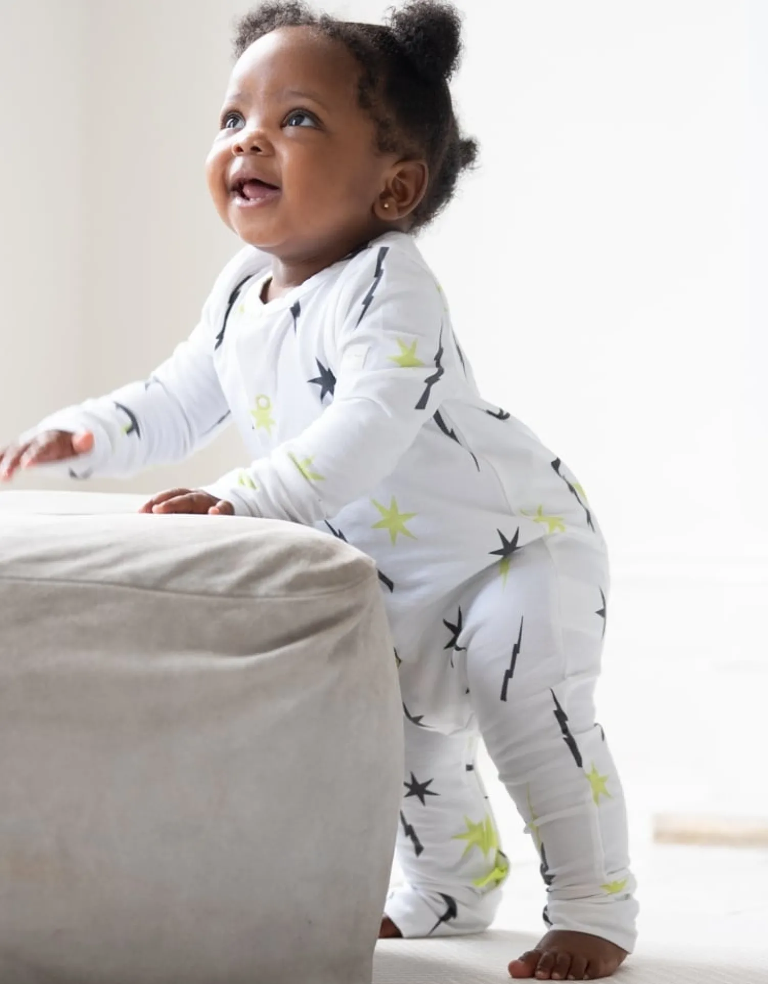 Shop Seraphine Theodore | Easy Zip Organic Cotton Sleepsuit & Bib Set