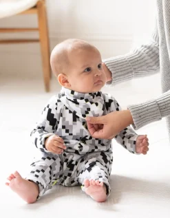 Discount Seraphine Theodore | Easy Zip Organic Cotton Sleepsuit & Bib Set
