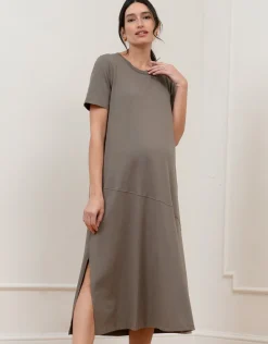 Cheap Seraphine Trace | Cotton Modal T-Shirt Maternity Dress