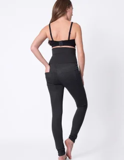 Fashion Seraphine Tristan | Black Post Maternity Shaping Jeans