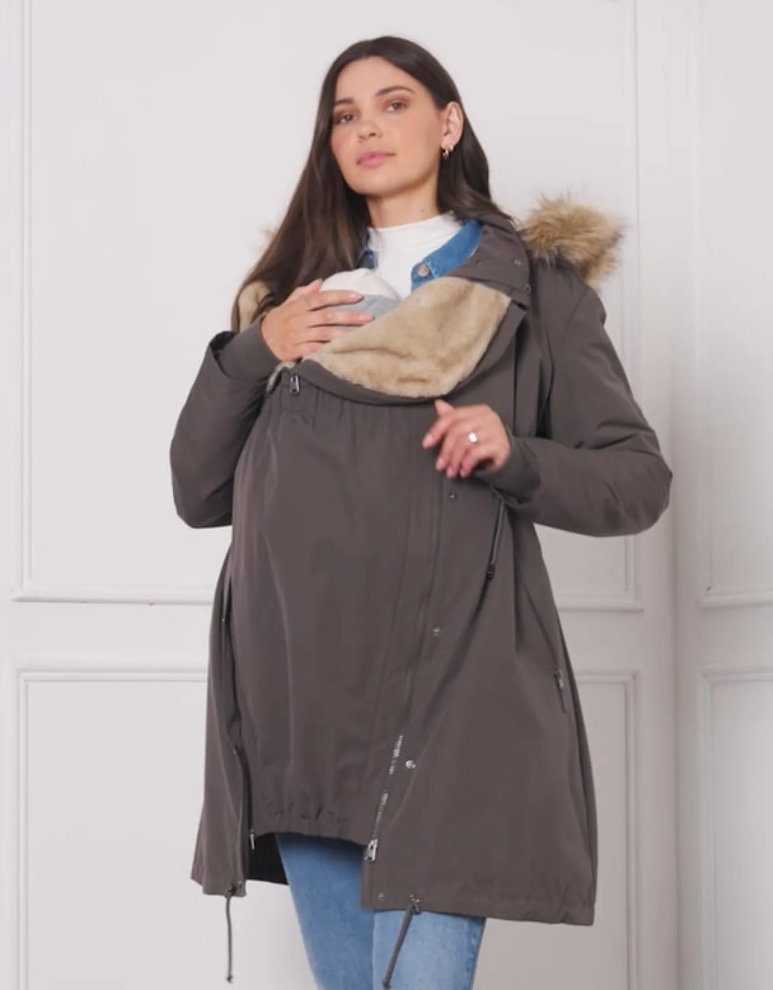 Outlet Seraphine Valina | 3 in 1 Maternity, Nursing and Babywearing Premium Parka