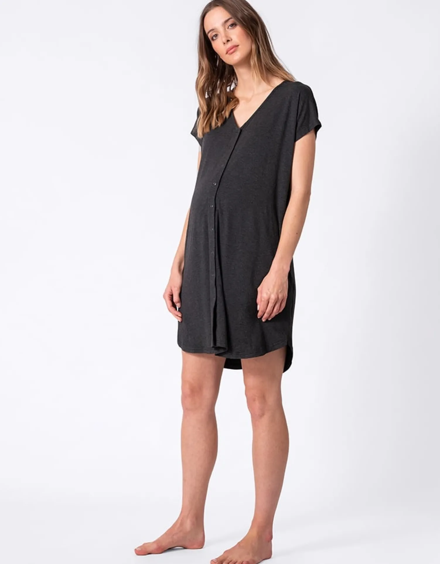 Cheap Seraphine Whitney | Maternity Hospital Bag Labor Gown in Organic Cotton