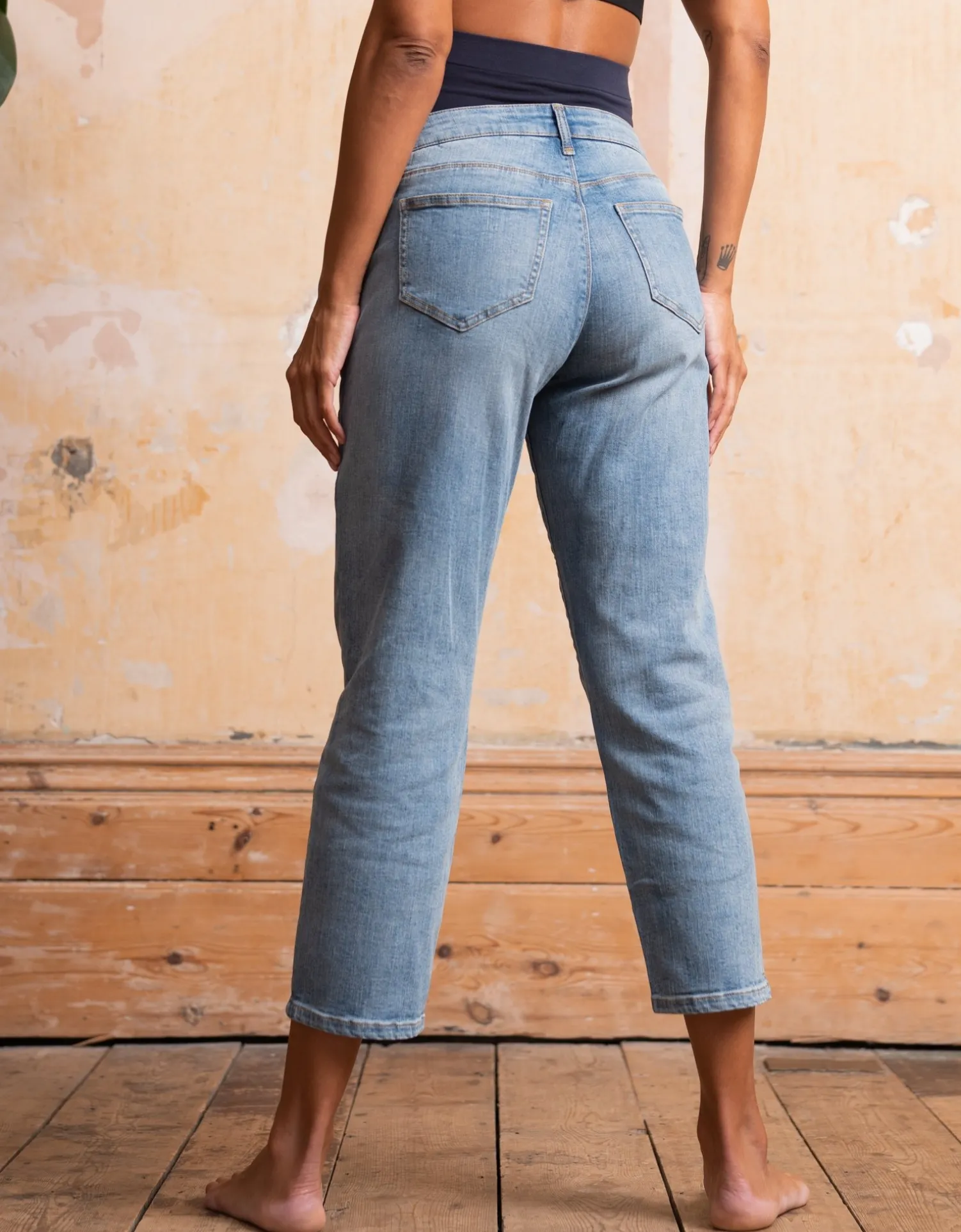 Hot Seraphine Zayne | Organic Cotton Tapered Maternity Jeans
