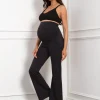 Clearance Seraphine Zeke | Sporty Bootcut Maternity Leggings