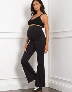 Clearance Seraphine Zeke | Sporty Bootcut Maternity Leggings