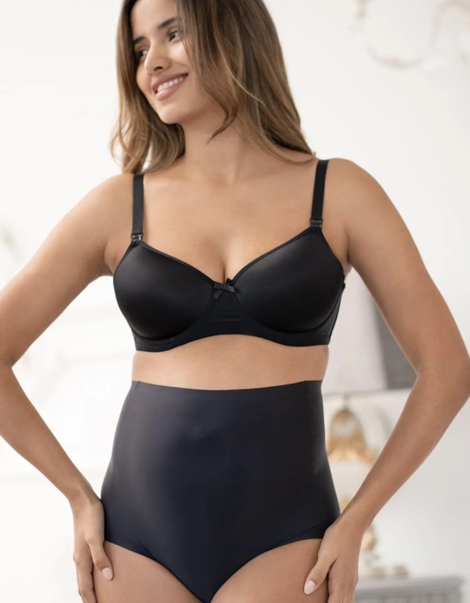 Hot Seraphine Zina | Twin Pack No VPL Over Bump Maternity Briefs