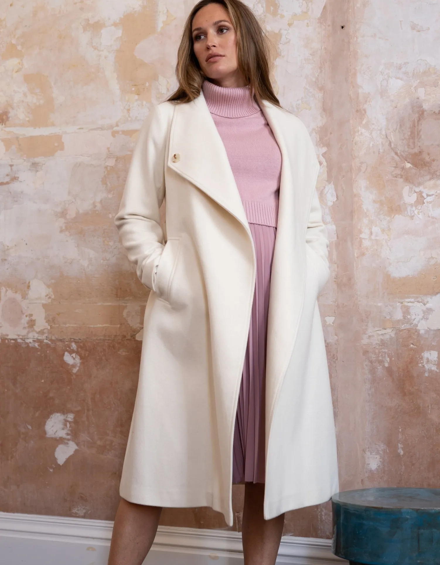 Best Seraphine Zophie | Wool Blend Wrap Maternity Coat