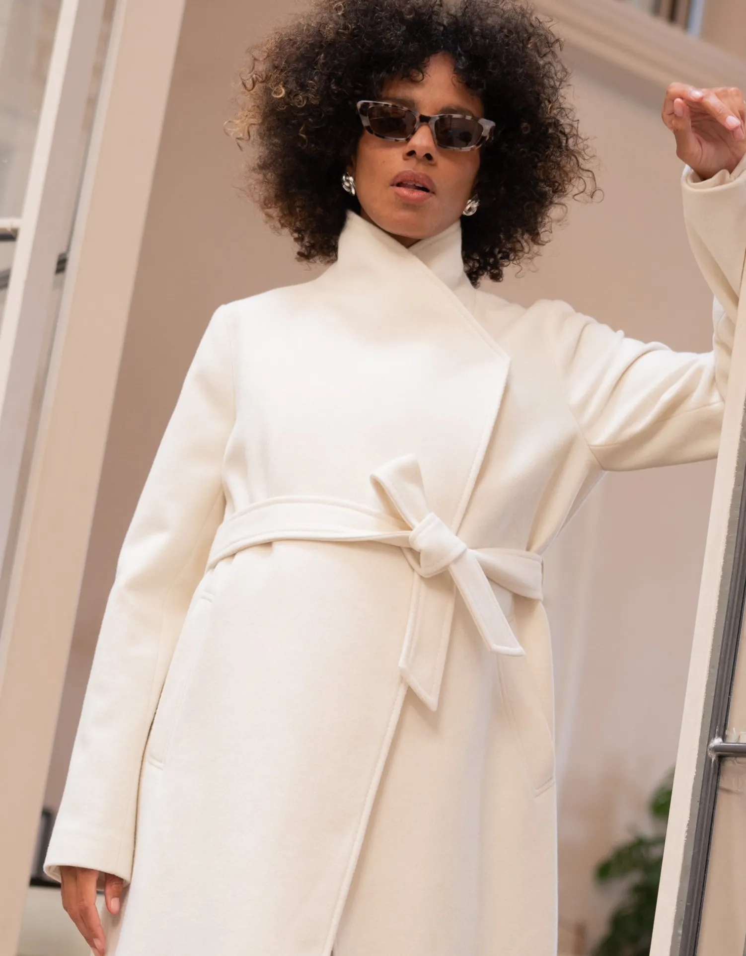 Best Seraphine Zophie | Wool Blend Wrap Maternity Coat